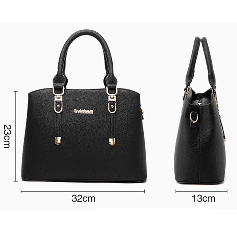 Trendy wild Patent leather bag Big capacity Woman bag European and American style Shoulder Handbag