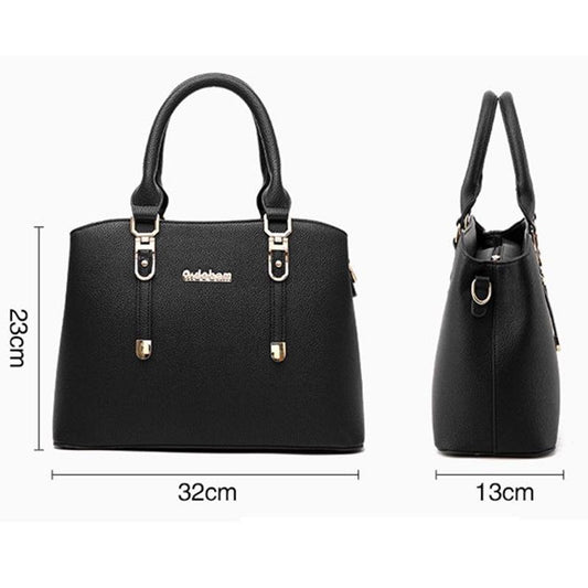 Trendy wild Patent leather bag Big capacity Woman bag European and American style Shoulder Handbag