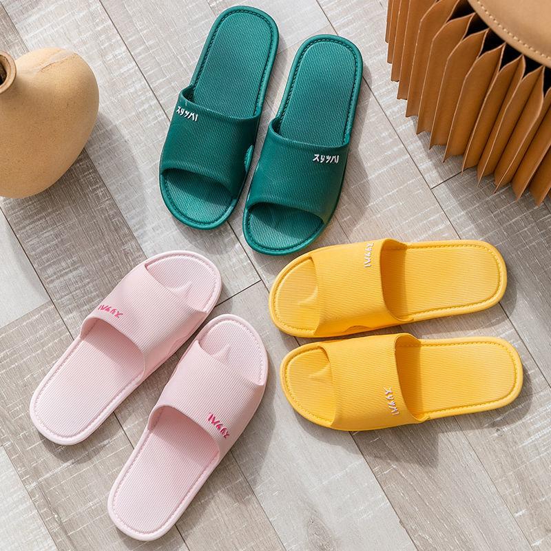 Women's Couple Sandals Home Shoes Thick-soled Non-slip Bathroom Slippers Deodorant Household Shower Slippers