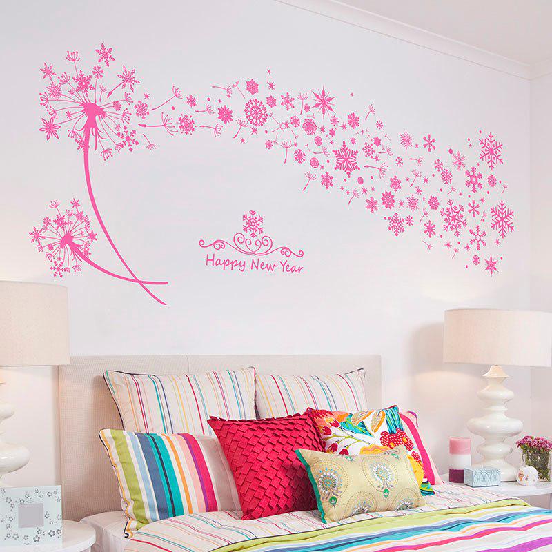 [Wall sticker ]Snowflake Dandelion Wall Stickers For Kids Rooms Baby Room Bedroom Kitchen Toilet Sti