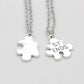 Best Friends Pendant Necklace Two-Piece Splicing Necklace Jewelry