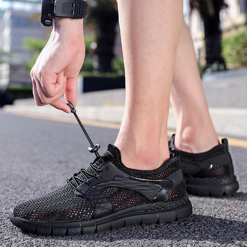 Plus Size 38-44 Outdoor Water Sneakers Men Non Slip Hiking Climbing Aqua Shoes Beach Barefoot Upstream Shoes Seaside Footwear Male