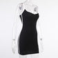 Black Suspender Dress Female Summer Sexy Bag Hip Skirt Sleeveless Tight-fitting Slim Casual Dress Female