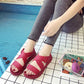 Solid Color Soft-soled Sandals Women's Summer Outer Wear Non-slip Wear-resistant Sandals