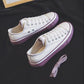 Japanese Women's White Shoes Canvas Shoes Jelly Color Female Students Korean Harajuku Sneakers