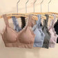 Women's Sports Underwear Ice Silk Beauty Back Bra Seamless One-piece Vest Thin Section Gathered Tube Top Crop Tops for Women Yoga Push Up Bra Top