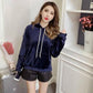 Warm Hood Top Autumn Winter Sweater Cotton Women Sweatshirt Wild Large Size Long Sleeve