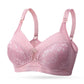 Ladies Unwired Push Up Bra Thin Plus Size Lightweight Comfortable Breathable Sexy Jacquard Bra