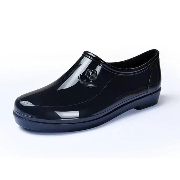 Women's Rain Boots Non-Slip Daily All-Match Waterproof Casual Boots Outdoor Working Solid Color Single Water Shoes