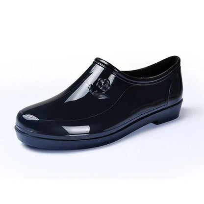 Women's Rain Boots Non-Slip Daily All-Match Waterproof Casual Boots Outdoor Working Solid Color Single Water Shoes