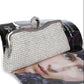Women's Clutch Bag Elegance Luxury Shoulder Bag Ladies Wedding Evening Banquet Bridal Rhinestones Smooth Metal