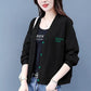 Sweater Cotton Jacket Women Korean Loose Loose Autumn and Winter Thin All-match Jacket Cardigan Sweater Short Baseball Uniform
