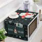 Universal Microwave Oven Cover Cloth Dust Cover with Storage Bag Oily Smoke and Dust-proof Towel