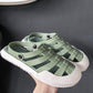 Non-open-toed Sandals Women Roman Non-slip Soft-soled Beach Sandals and Slippers Two Wear One Pedal Sandals