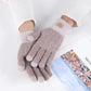 Alpaca Knitted Touch Screen Gloves Unisex Warm Outdoor Antifreeze Plus Velvet Thick Gloves