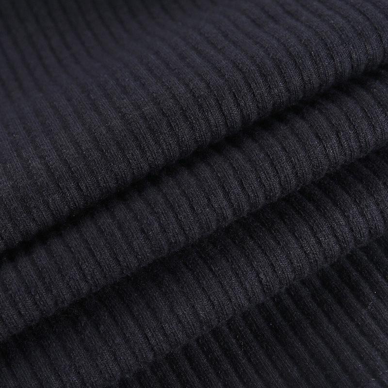 Women Summer Fall Bodycon Ribbed Dress  Stand Collar Zipper Deep V-neck Solid Stretch Bodycon Pencil Party Mini Dress