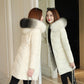 Women Down Jacket 2019 Winter Female Parkas Fashion Hooded Long Down Coat Cotton Women Outerwear