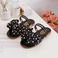 Girl's Slippers In Summer Soft Sole Outdoor Slipper Non Slip Bow Decoration Casual Light Dual Purpose Slippers