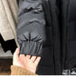Winter Mid-length Thick Black Down Jacket Korean Version Loose Down Jacket Women Plus Size Fashion Warm Jacket Trend