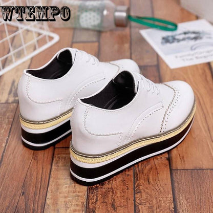 Pu Leather Women Dress Shoes Round Toe Female Patent Leather Business Shoes Women's Flat Shoes