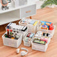 4PCS Desktop Plastic Storage Basket Kitchen Sundries Storage Box Toy Storage Box Home Storage Small Basket Bathroom Toiletries Storage Basket