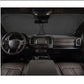 Car Sun Visor Double Ring Folding Storage Silver-plated Cloth Sunshade Block Light Black Bottom Heat Insulation Summer Car Interior Cooling Supplies