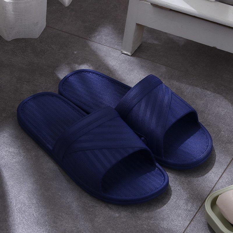 Summer Indoor Non-slip Home Soft-bottom Bathroom Bath Slippers Home Sandals and Slippers Women's Home Outdoor Slippers