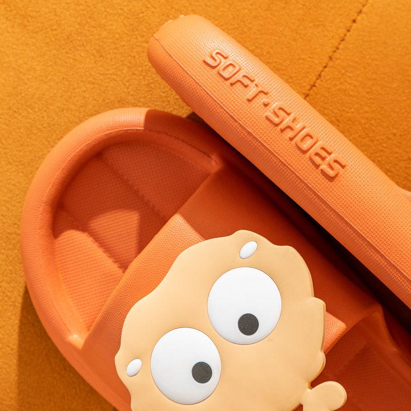 Slippers Female Summer Cute Korean Student Soft Bottom Couples Wear Non-slip Home Female Sandals
