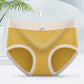 7Pcs/Set Women's Spring All-match Large Size Causal Cotton Briefs Ladies Summer Mid Waist Solid Color Highly Elastic Seamless Underpants