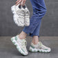 Sports Shoes Women Spring All-match Thick-soled Breathable Casual Shoes Mesh Sports Shoes Comfortable and Light