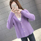 Autumn Short Knit Cardigan Sweater Ladies Sweater Loose All-match Small Fragrance Top