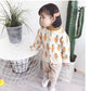 Autumn Girl Baby Sweater Korean Round Neck Long Sleeve Knit Cardigan Children Thicken Jacket
