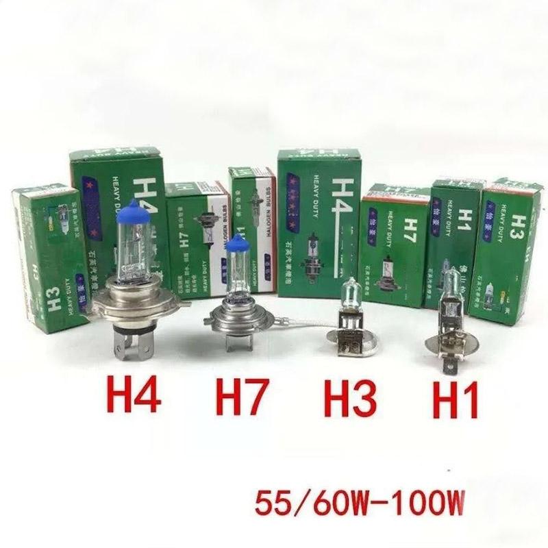 Xenon Halogen Car Bulb H1 H4 H7 H8 12V55W/100W Super Bright Spotlight H9 H11 H3 9005 9006 9012 880 881 Far and Near Integrated Car Light