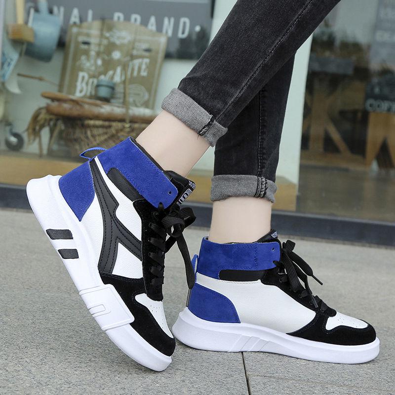 Hip-hop High-top Running Sports Shoes Female Students Korean Version of Wild Fashion Casual Shoes