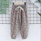 Children's Mosquito Pants Summer Thin Boys and Girls Printed Pineapple Geometry Pattern Trousers Casual Pants Leggings