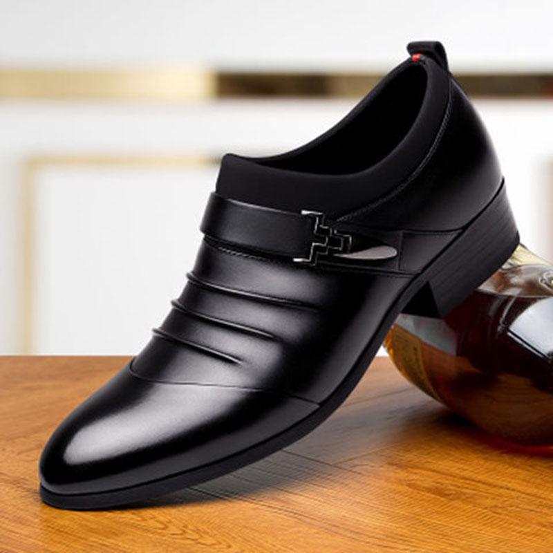 Men Formal Shoes Men's Business Dress Shoes For Wedding Party Leather Oxford Shoes For Men Loafers