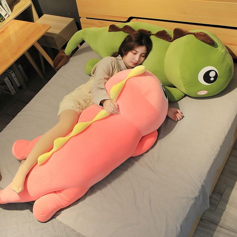 Dinosaur Pillow Plush Toys Plush Stuffed Animals Sleeping Kawaii Dolls Anime Bear Stuffed Pillow for Kids Girls Birthday Gifts