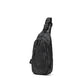 Chest Bag Men's Multi-layer Zipper with Headphone Hole Messenger Bag Outdoor Sports Shoulder Bag