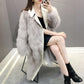 Women's Fur Coat Korean Thickened Imitation Raccoon Fur Woven Coat Autumn and Winter Coat Women