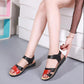 Flat Sandals Large Soft Sole Non-slip Maternity Shoes Elderly Sandals Comfortable Lightweight Simple Non-slip Plastic Shoes