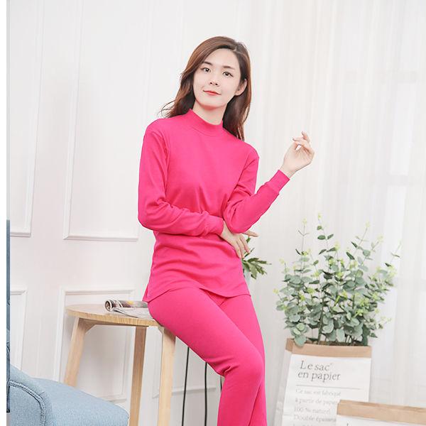 Winter Women's Autumn Clothes and Long Trousers Thin Cotton Large Size Thermal Underwear Suit Cotton Sweater