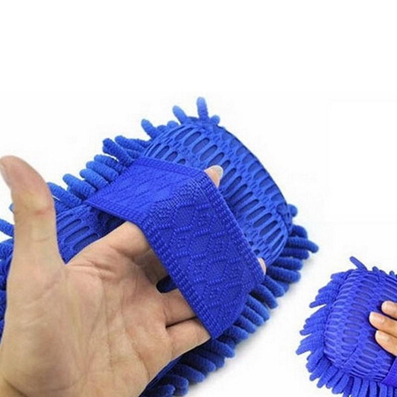 Chenille Sponge Wipe Large Car Wash Sponge Block Super Decontamination Wipe Car Gloves Car Cleaning Tools Car Supplies