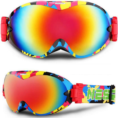 Ski Goggles Double Anti-fog Glasses for Men and Women Cocaine Myopia Glasses Adult Mountaineering Snow Protective Eyepiece Equipment