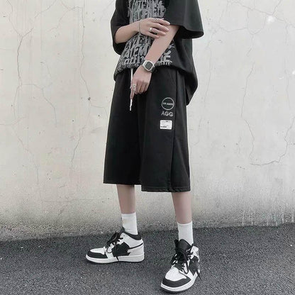 Summer Breathable Thin Five-point Pants Men's Loose and Simple Sports Pants Ins All-match Casual Outer Wear Shorts