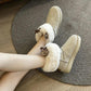 Winter Warm Cute Elk Antlers Snow Boots Fur One Plus Velvet Thick Cotton Shoes Boots Women