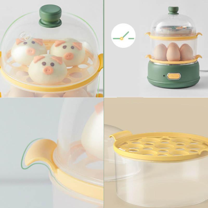 Egg Steamed Egg Machine Double Layer Automatic Power Off Home Small Dormitory Egg Breakfast Artifact