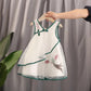 Girls Dress Temperament Cheongsam Mesh Princess Skirt Chinese Style Baby Vest Skirt Sleeveless Round Neck A-line Skirt