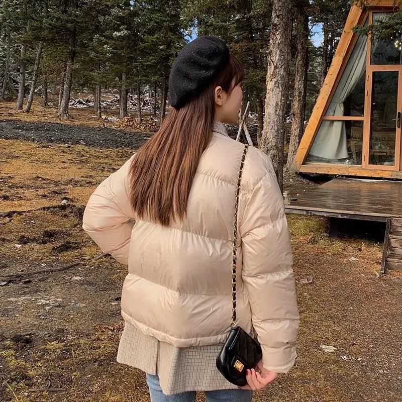 Fake Two Pieces of Winter Thick Cotton-padded Jacket Cotton-padded Jacket Women Korean Style Loose Mid-length Bread Jacket