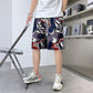 Men's Summer Outer Wear Cotton Shorts Loose Sports and Leisure Five-point Pants Large Size Wild Printing Soft Breathable Comfortable Beach Shorts