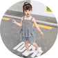 Children's Clothing Summer Clothing Girls Short-sleeved Summer Suit Western Style Shorts Two-piece Set 0-2-5 Years Old Female Baby